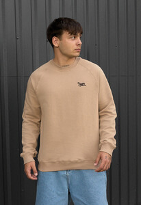Фото - Светло-коричневый мужской свитшот Staff light brown logo - Men box