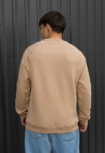 Фото - Светло-коричневый мужской свитшот Staff light brown logo - Men box