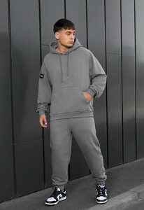 Фото - Серый оверсайз костюм Staff es gray oversize - Men box