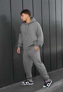 Фото - Серый оверсайз костюм Staff es gray oversize - Men box