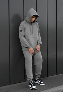 Фото - Серый оверсайз костюм Staff es gray oversize - Men box