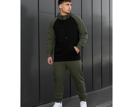 Фото - Двухцветный спортивный костюм Staff ro khaki & black - Men box