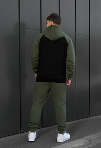 Фото - Двухцветный спортивный костюм Staff ro khaki & black - Men box