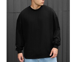 Фото - Повседневный лонгслив для парней Staff black 2 oversize - Men box