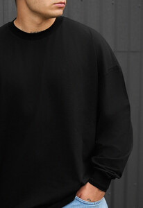 Фото - Повседневный лонгслив для парней Staff black 2 oversize - Men box