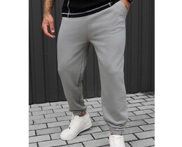 Фото - Спортивні штани світло-сірі Staff fa light gray logo - Men box