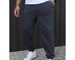 Фото - Мужские темно-серые спортивки Staff fa dark gray logo - Men box