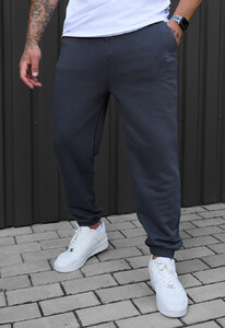 Фото - Мужские темно-серые спортивки Staff fa dark gray logo - Men box