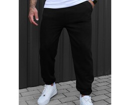 Фото - Універсальні чорні спортивки Staff fa black logo - Men box
