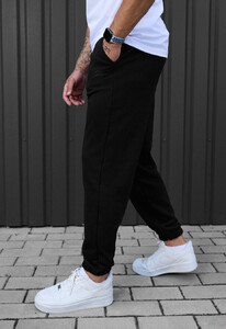 Фото - Універсальні чорні спортивки Staff fa black logo - Men box