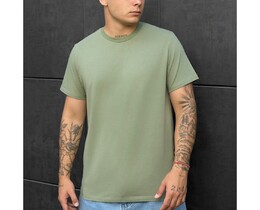 Фото - Базова бавовняна футболка для хлопців Staff pi green - Men box