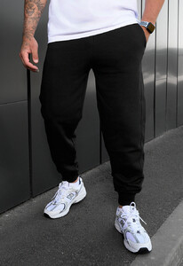 Фото - Однотонні чоловічі спортивки Staff rol black - Men box