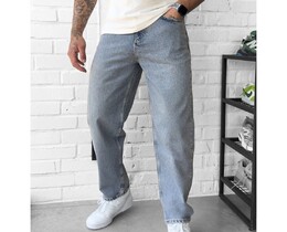 Фото - Чоловічі синьо-сірі джинси Staff 2206 blue gray baggy - Men box