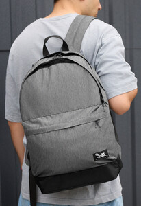 Фото - Повсякденний рюкзак сірого кольору Staff 18L gray - Men box