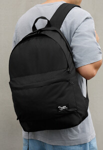 Фото - Міський рюкзак у чорному кольорі Staff 18L black - Men box