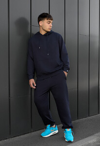 Фото - Однотонный темно-синий костюм Staff hj navy - Men box