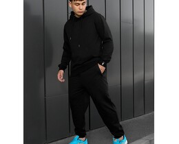 Фото - Базовый спортивный костюм для парней Staff hj black - Men box
