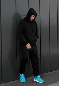 Фото - Базовый спортивный костюм для парней Staff hj black - Men box