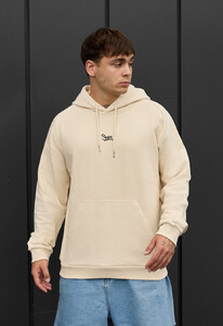 Фото - Оверсайз худи молочного цвета Staff re milk logo oversize - Men box