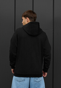 Фото - Черное мужское худи на замке Staff di black zip - Men box