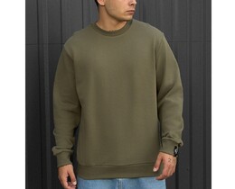 Фото - Однотонный свитшот для мужчин Staff khaki - Men box