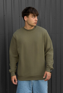 Фото - Однотонный свитшот для мужчин Staff khaki - Men box