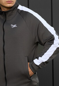 Фото - Брендированная серая олимпийка Staff logo stripes gray - Men box