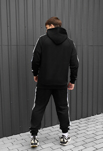 Фото - Спортивный костюм с лампасами Staff pa black - Men box