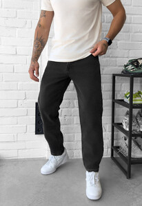 Фото - Чоловічі темно-сірі джинси Staff 12 dark gray regular - Men box