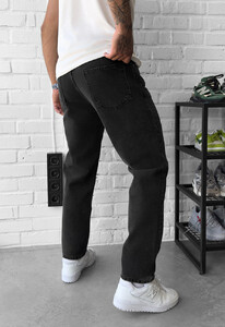 Фото - Чоловічі темно-сірі джинси Staff 12 dark gray regular - Men box