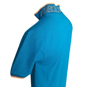 Фото - Футболка поло от бренда Sport Line из хлопка изумрудная - Men box