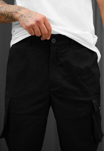 Фото - Однотонні штани в стилі карго Staff cargo gi black - Men box