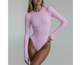 Фото - Однотонное боди в розовом цвете Staff q pink - Men box