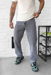 Фото - Сірі джинси повсякденні Staff 5 gray baggy - Men box