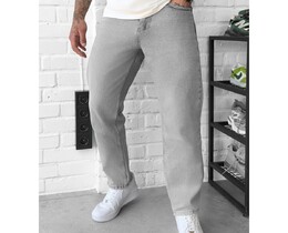 Фото - Чоловічі джинси світло-сірі Staff 38 light gray - Men box
