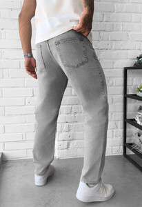 Фото - Чоловічі джинси світло-сірі Staff 38 light gray - Men box