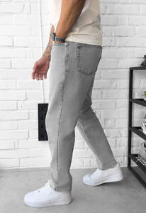 Фото - Чоловічі джинси світло-сірі Staff 38 light gray - Men box