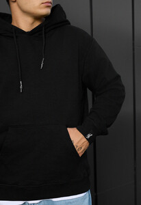Фото - Всесезонне худі у чорному кольорі Staff black basic - Men box