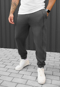 Фото - Сірі молодіжні спортивки Staff siv gray reflective - Men box