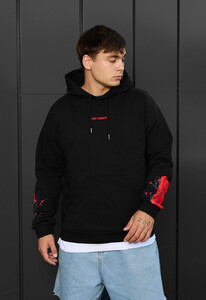 Фото - Черное брендированное худи Staff original oversize - Men box