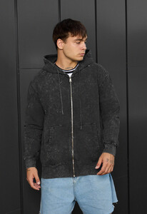 Фото - Чоловіча оверсайз кофту Staff va dark gray oversize - Men box