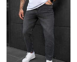 Фото - Однотонные серые джинсы Staff 15 loose fit gray - Men box