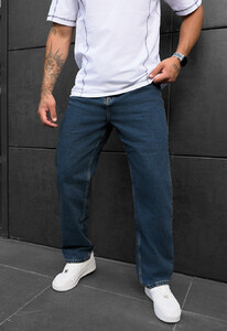 Фото - Чоловічі джинси темно-сині Staff 3 loose fit dark blue - Men box