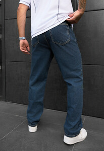 Фото - Чоловічі джинси темно-сині Staff 3 loose fit dark blue - Men box