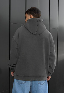 Фото - Сіре оверсайз худі Staff gray logo oversize - Men box