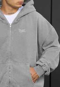 Фото - Худі на замку Staff va light gray logo oversize - Men box