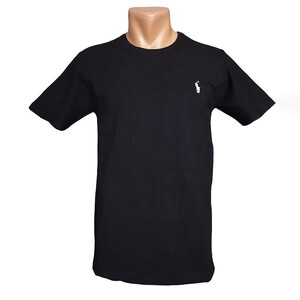 Фото - Футболка Sport Line черного цвета с брендовым логотипом - Men box