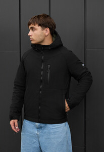 Фото - Базовая черная куртка soft shell Staff re black - Men box