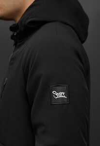 Фото - Базовая черная куртка soft shell Staff re black - Men box
