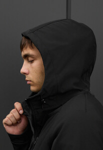 Фото - Базовая черная куртка soft shell Staff re black - Men box